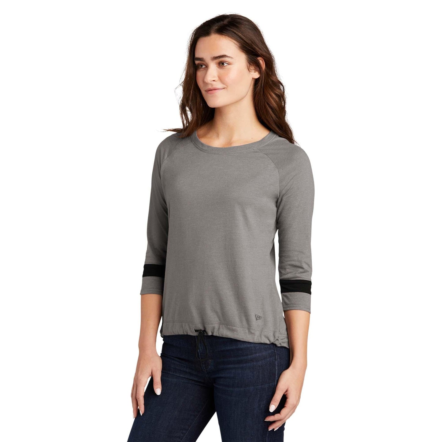 Black Tri-Blend Tee - New Era - Flattering Fit