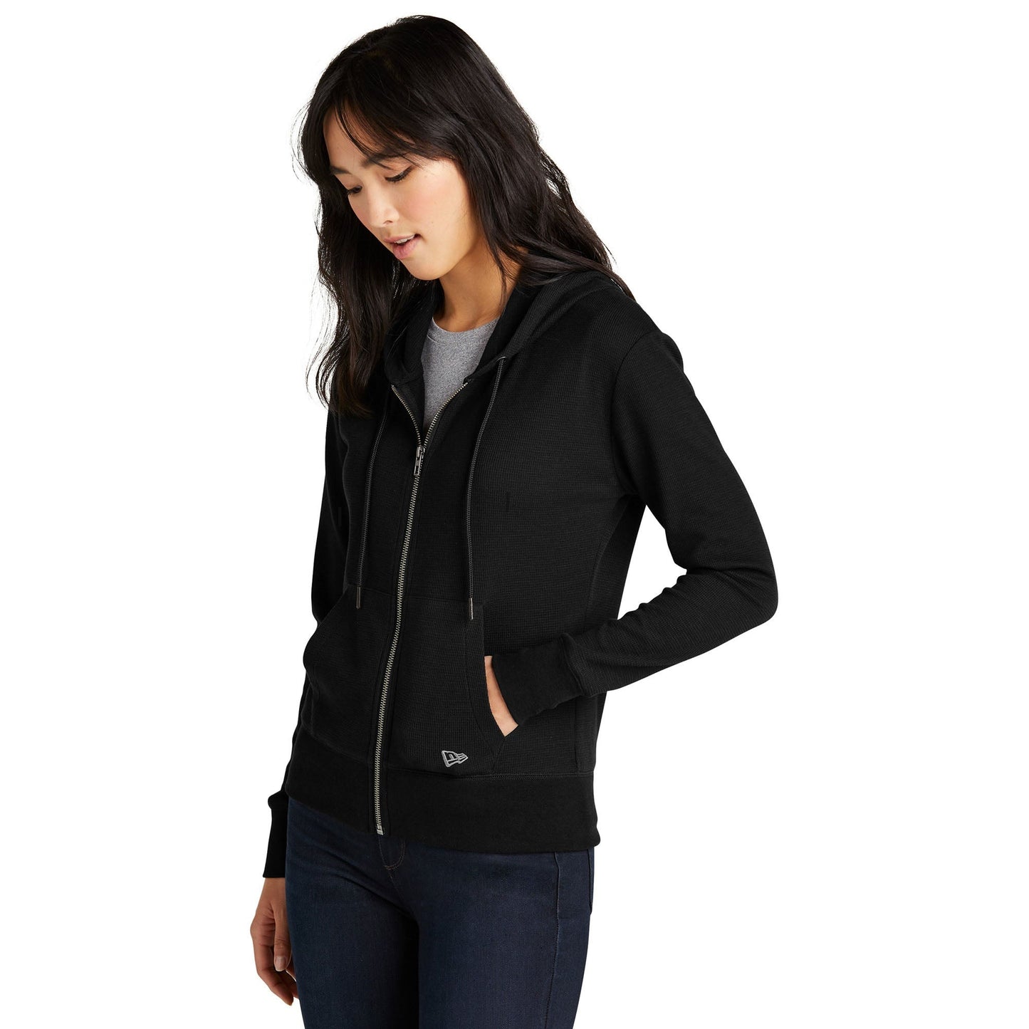 Black Heather Sweatshirt - New Era - Thermal Layering