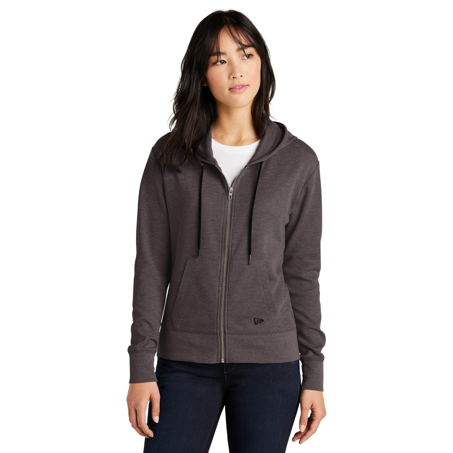 Black Heather Sweatshirt - New Era - Thermal Layering