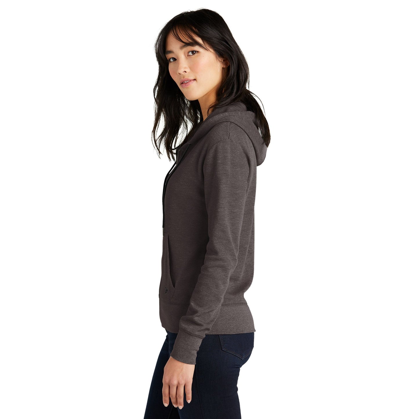 Black Heather Sweatshirt - New Era - Thermal Layering