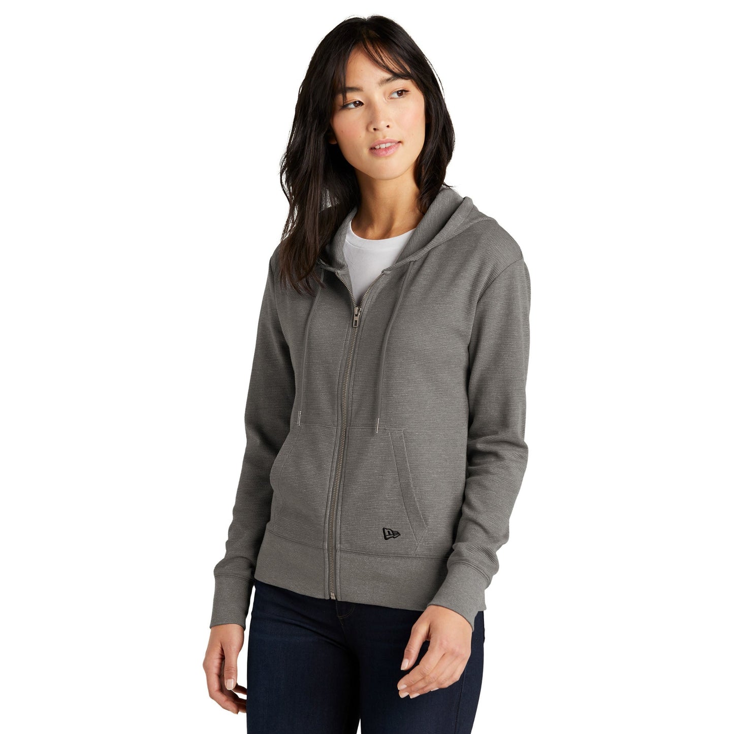 Black Heather Sweatshirt - New Era - Thermal Layering