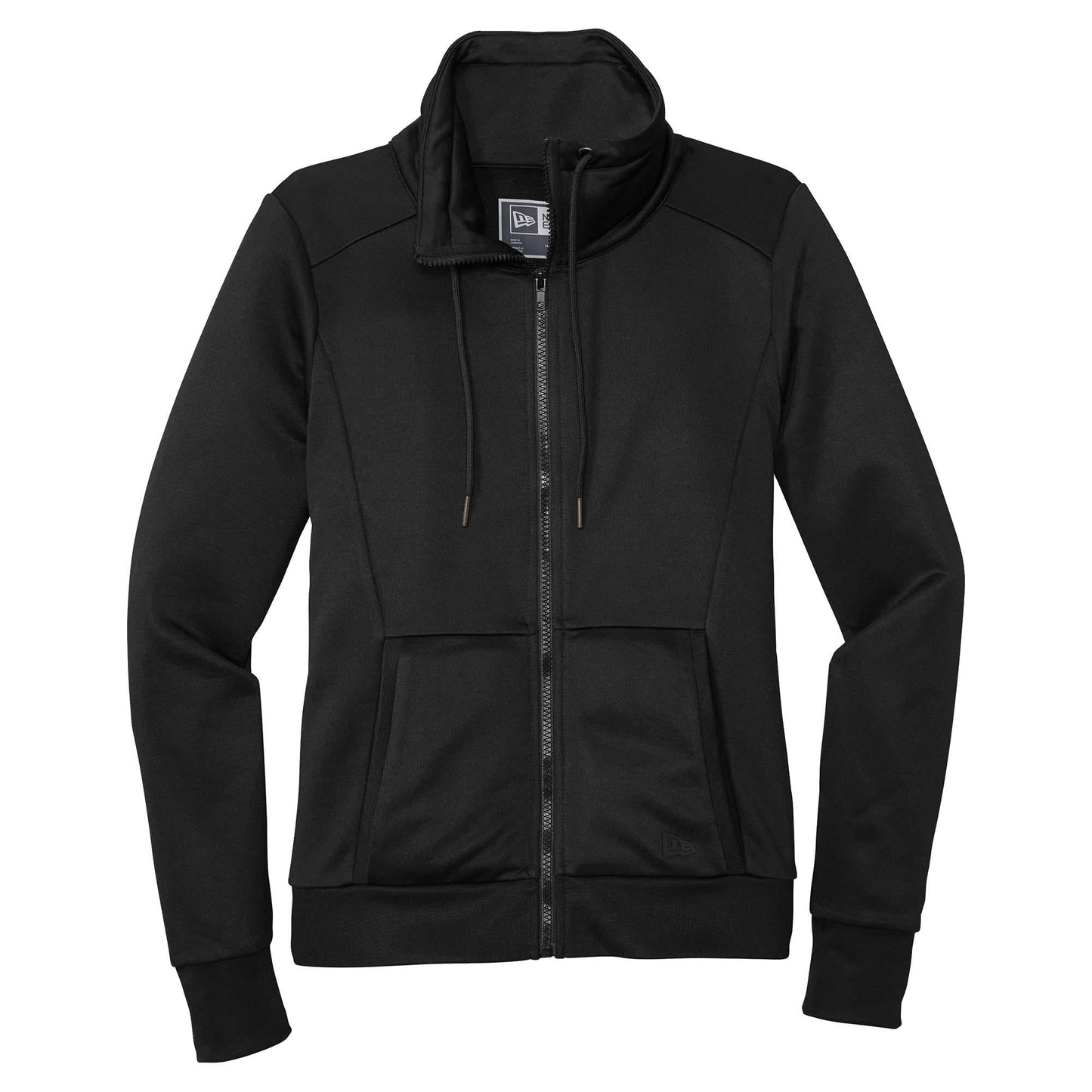 Black Sweatshirts - New Era - Cozy Terry Full-Zip