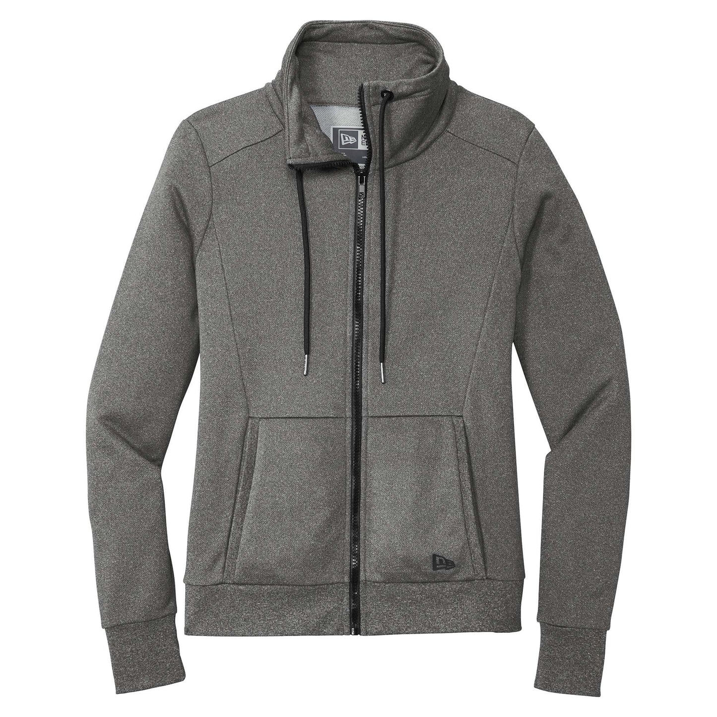 Black Sweatshirts - New Era - Cozy Terry Full-Zip