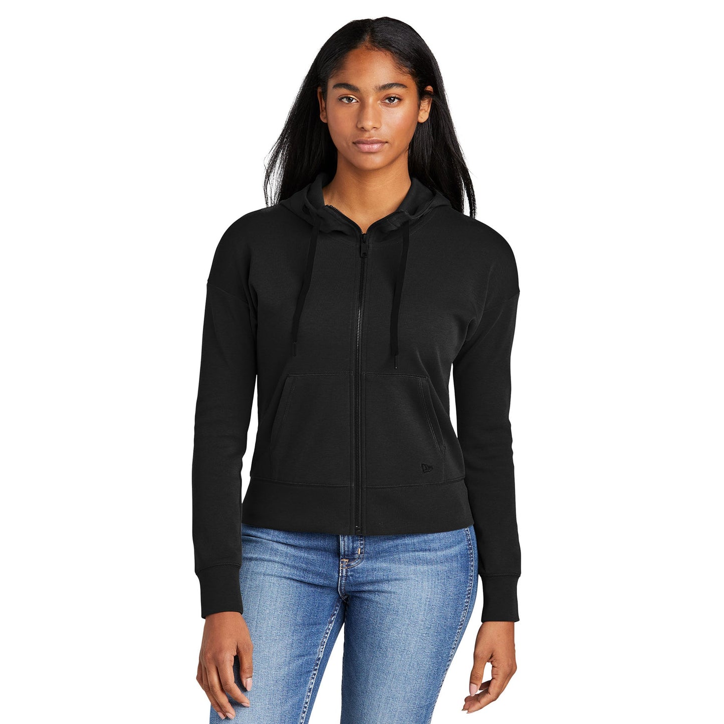 Black Sweatshirts - New Era - Stylish Zip Hoodie