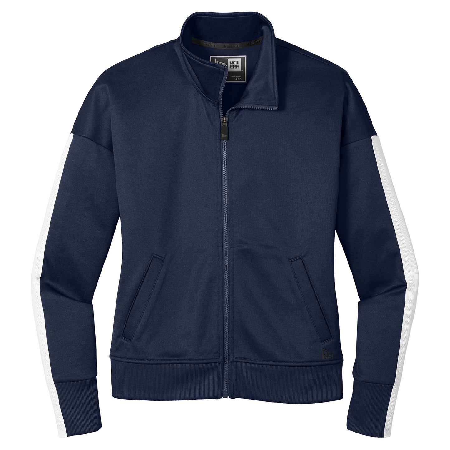 Black/Black Jackets - New Era - Stylish Track Design