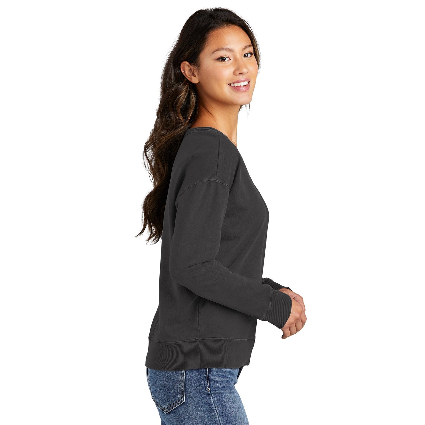 Coal Sweatshirts - Port & Company - Cozy V-Neck Design - Soft Feel