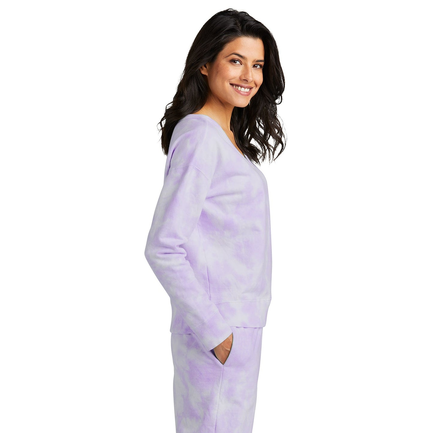 Amethyst Sweatshirts - Port & Company - Cloud Tie-Dye