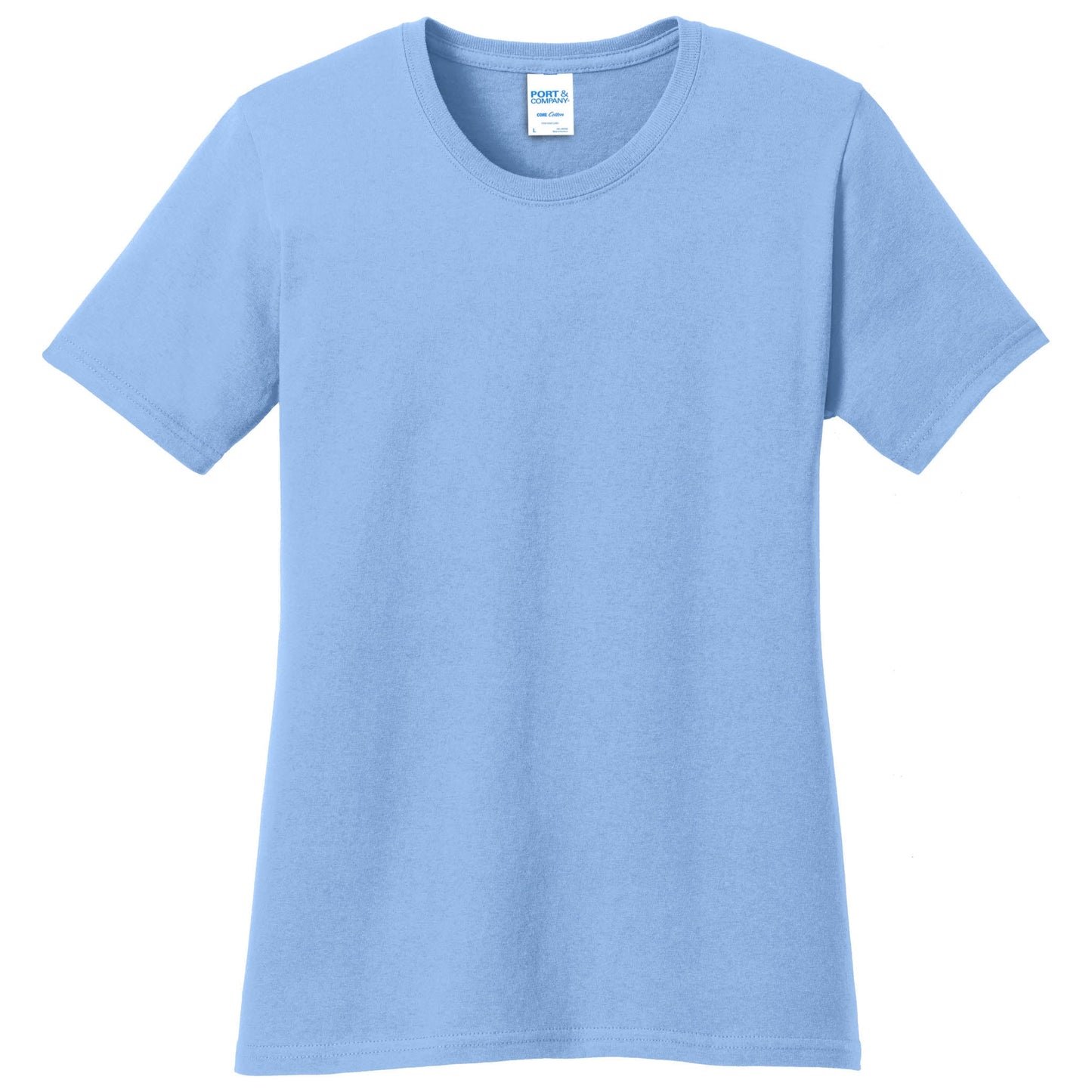 Aquatic Blue T-Shirt - Port & Company - Comfortable Fit