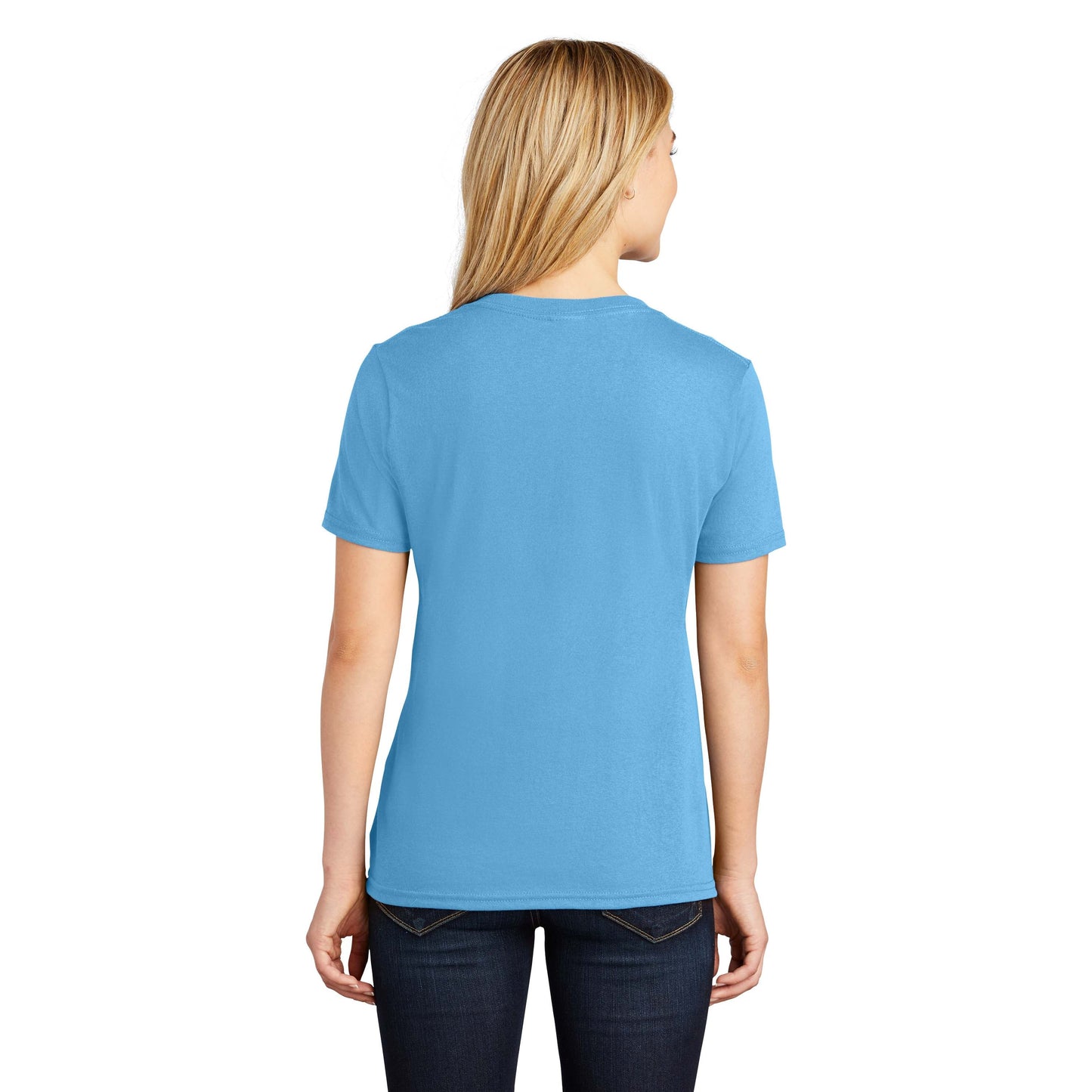 Teal V-Neck Tee - Port & Company - Stylish Cotton