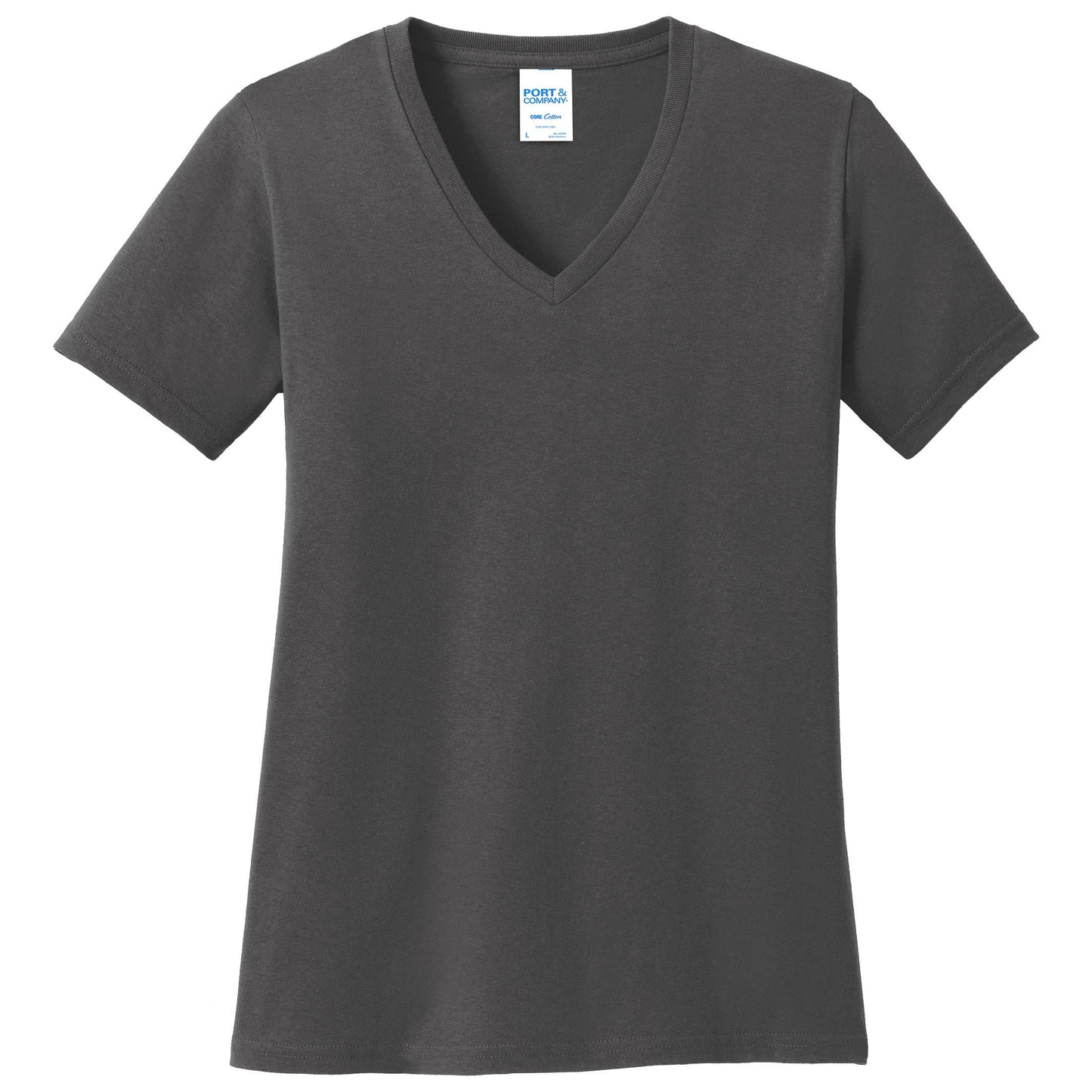 Teal V-Neck Tee - Port & Company - Stylish Cotton