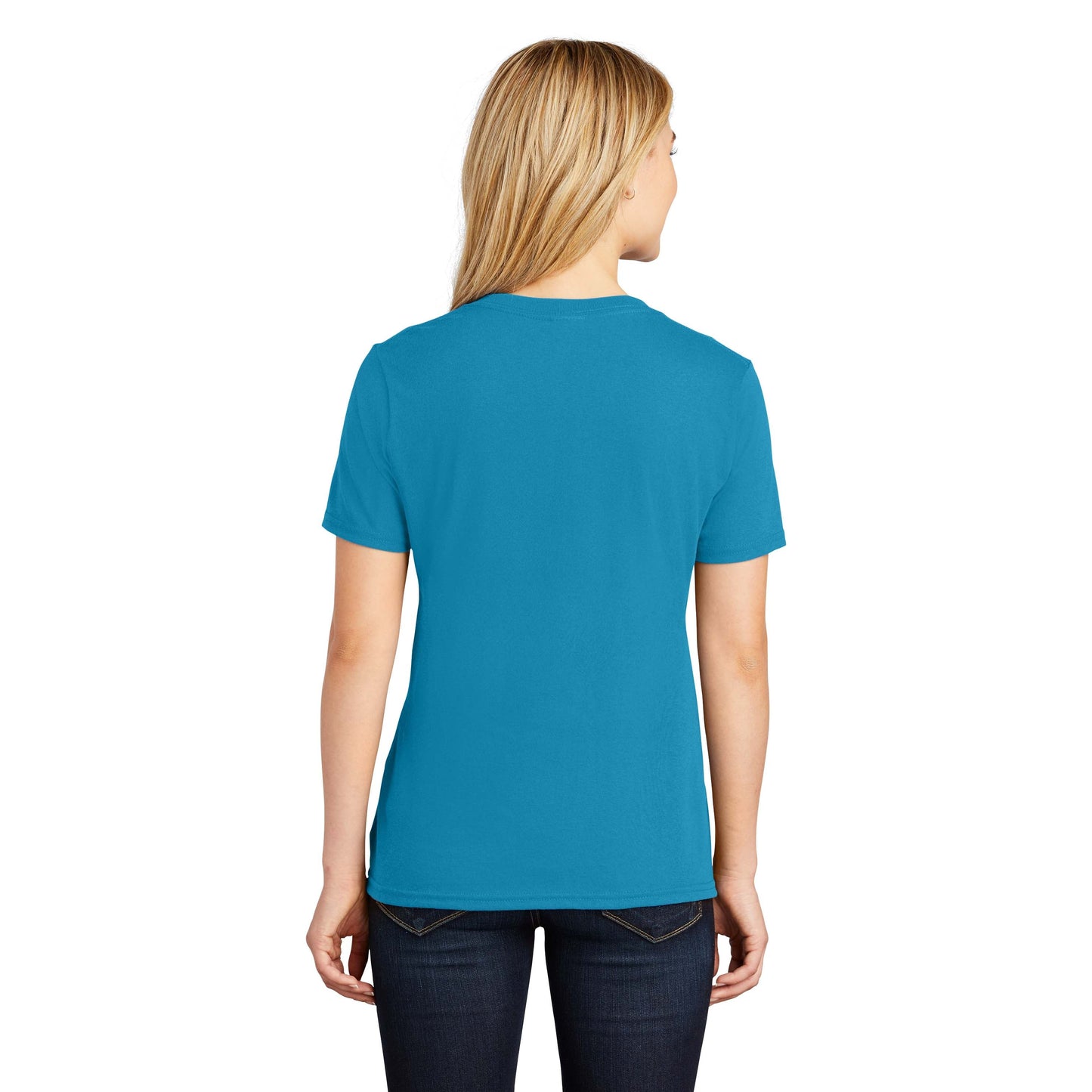 Teal V-Neck Tee - Port & Company - Stylish Cotton