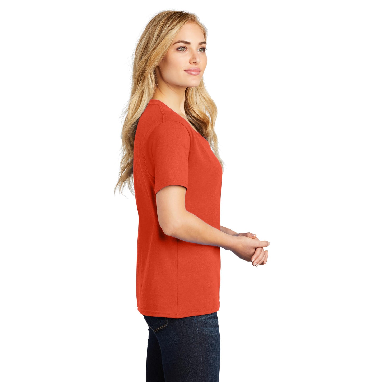 Teal V-Neck Tee - Port & Company - Stylish Cotton