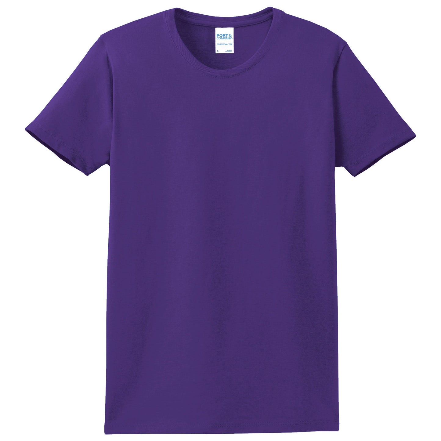 White T-Shirts - Port & Company - Essential Fit - Soft Cotton