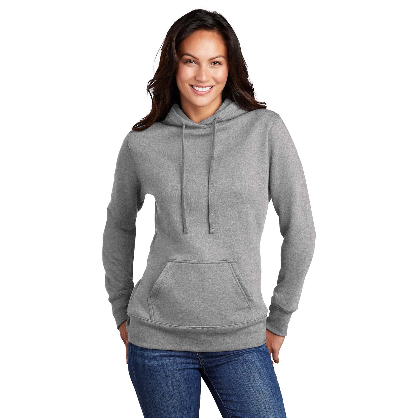 Athletic Heather Sweatshirt - Port & Company - Cozy Fleece