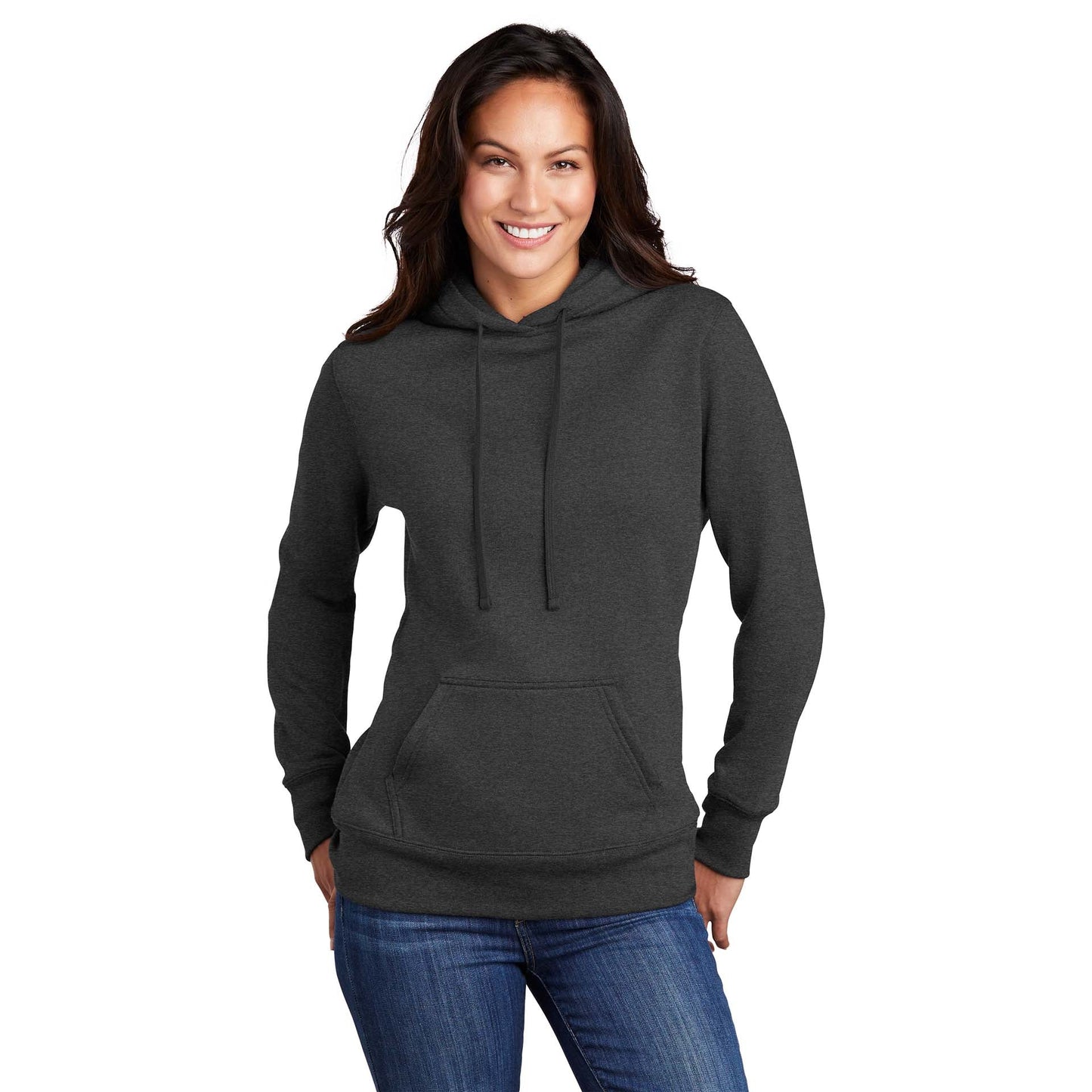 Athletic Heather Sweatshirt - Port & Company - Cozy Fleece