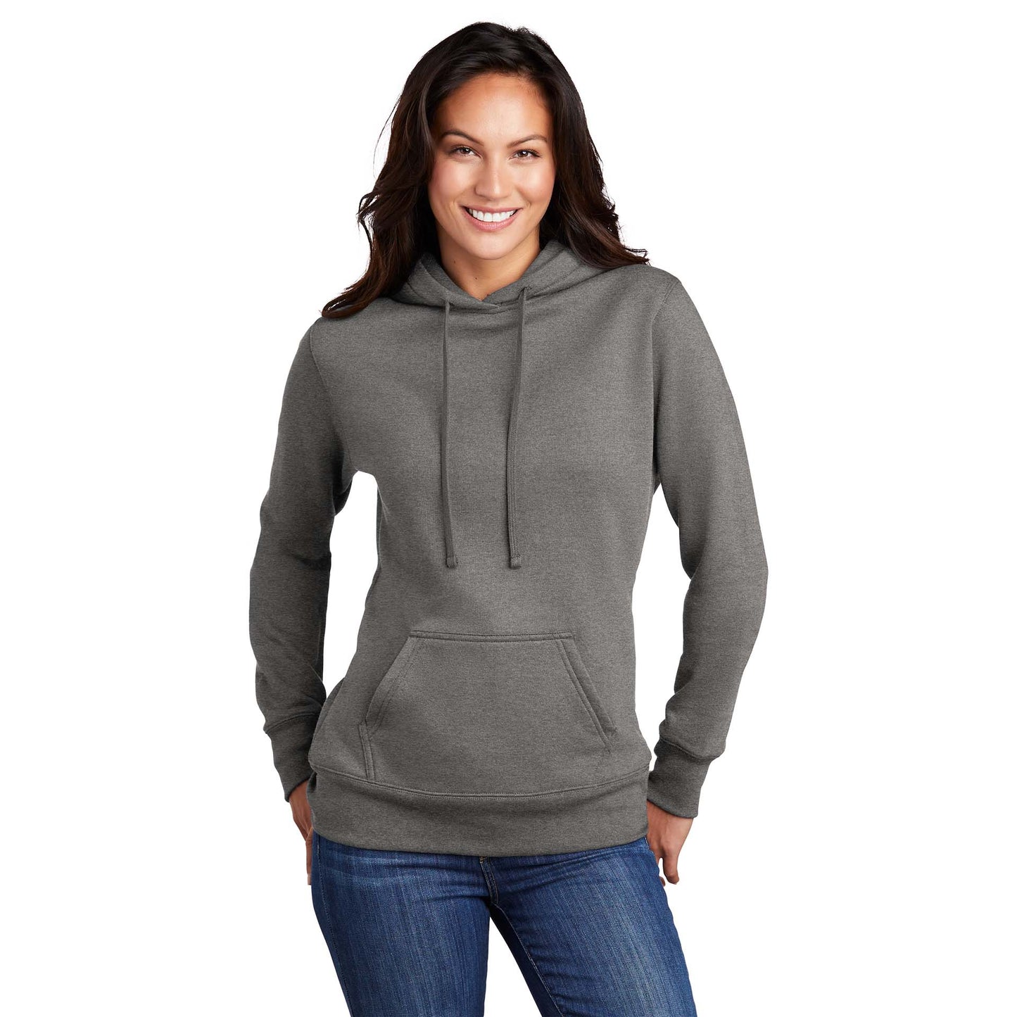 Athletic Heather Sweatshirt - Port & Company - Cozy Fleece