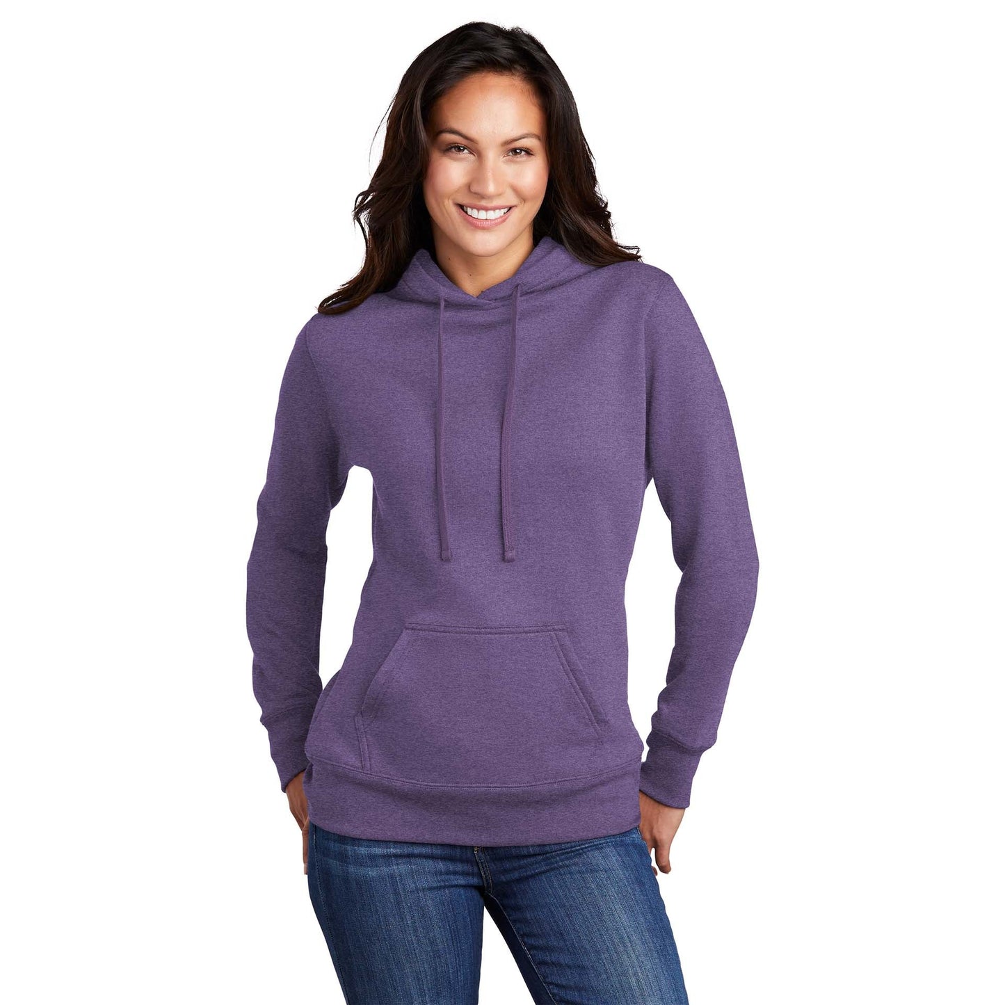 Athletic Heather Sweatshirt - Port & Company - Cozy Fleece