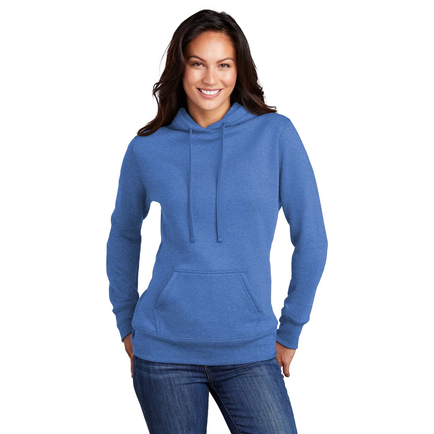 Athletic Heather Sweatshirt - Port & Company - Cozy Fleece