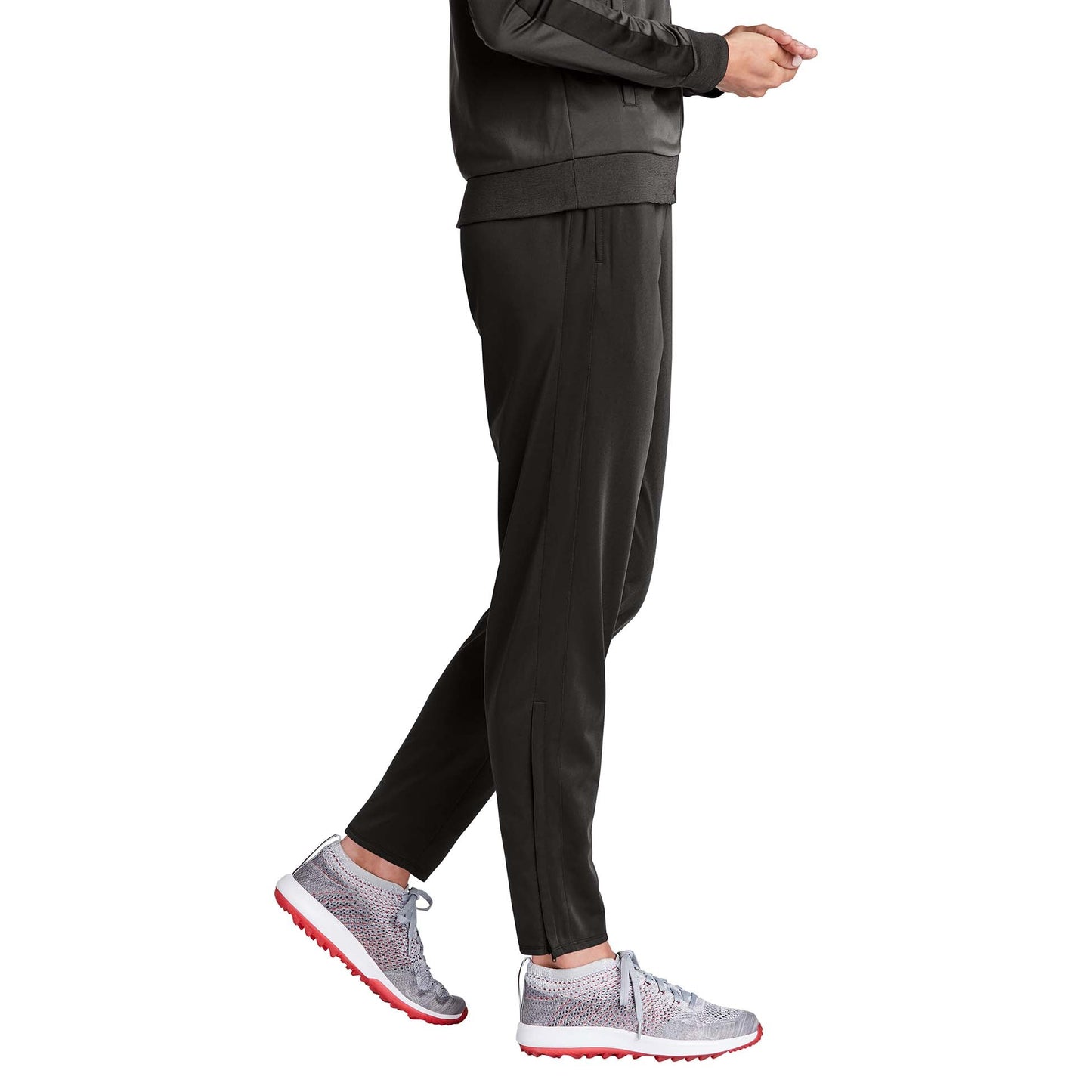 Black Track Pants - Sport-Tek - Tricot Jogger Design