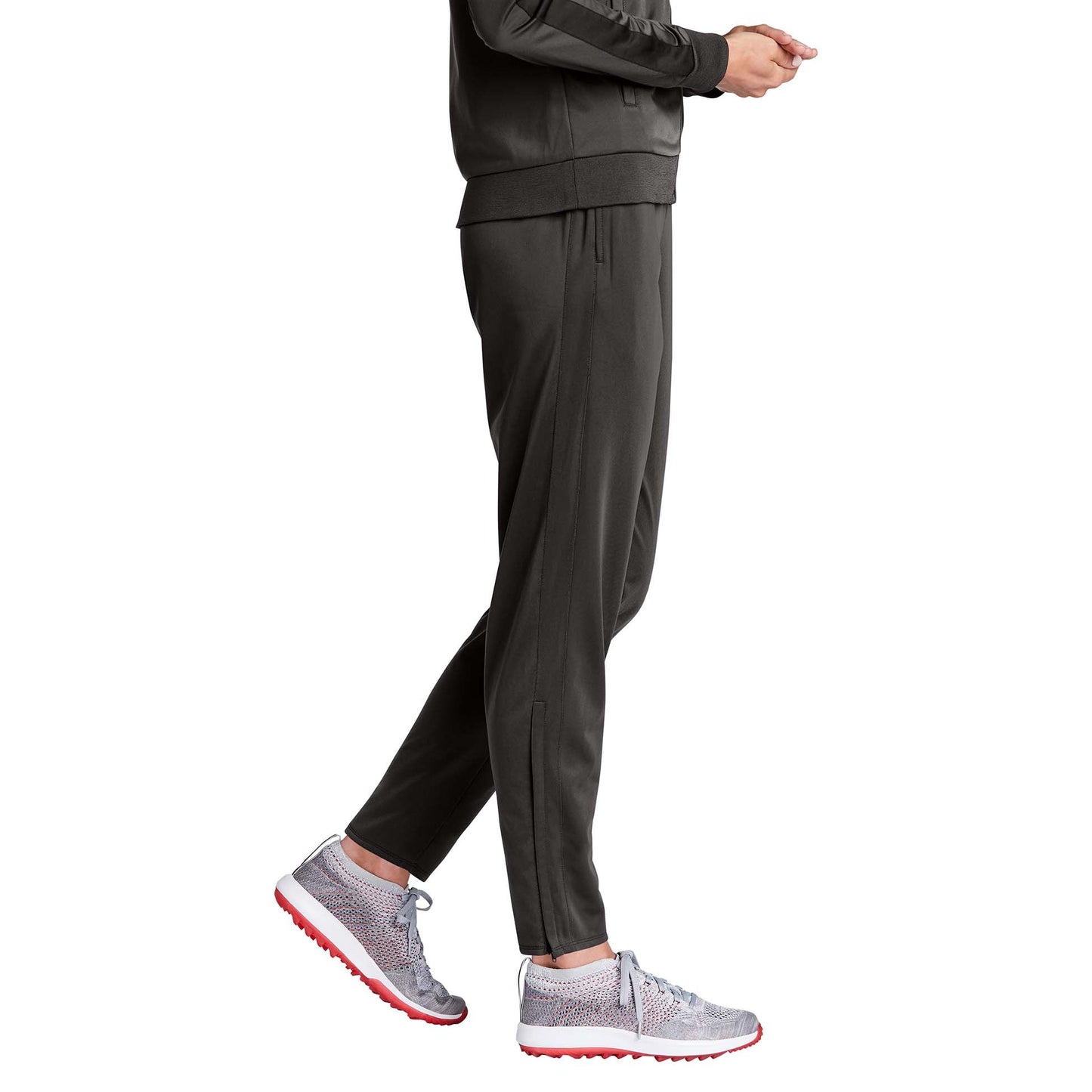 Black Track Pants - Sport-Tek - Tricot Jogger Design