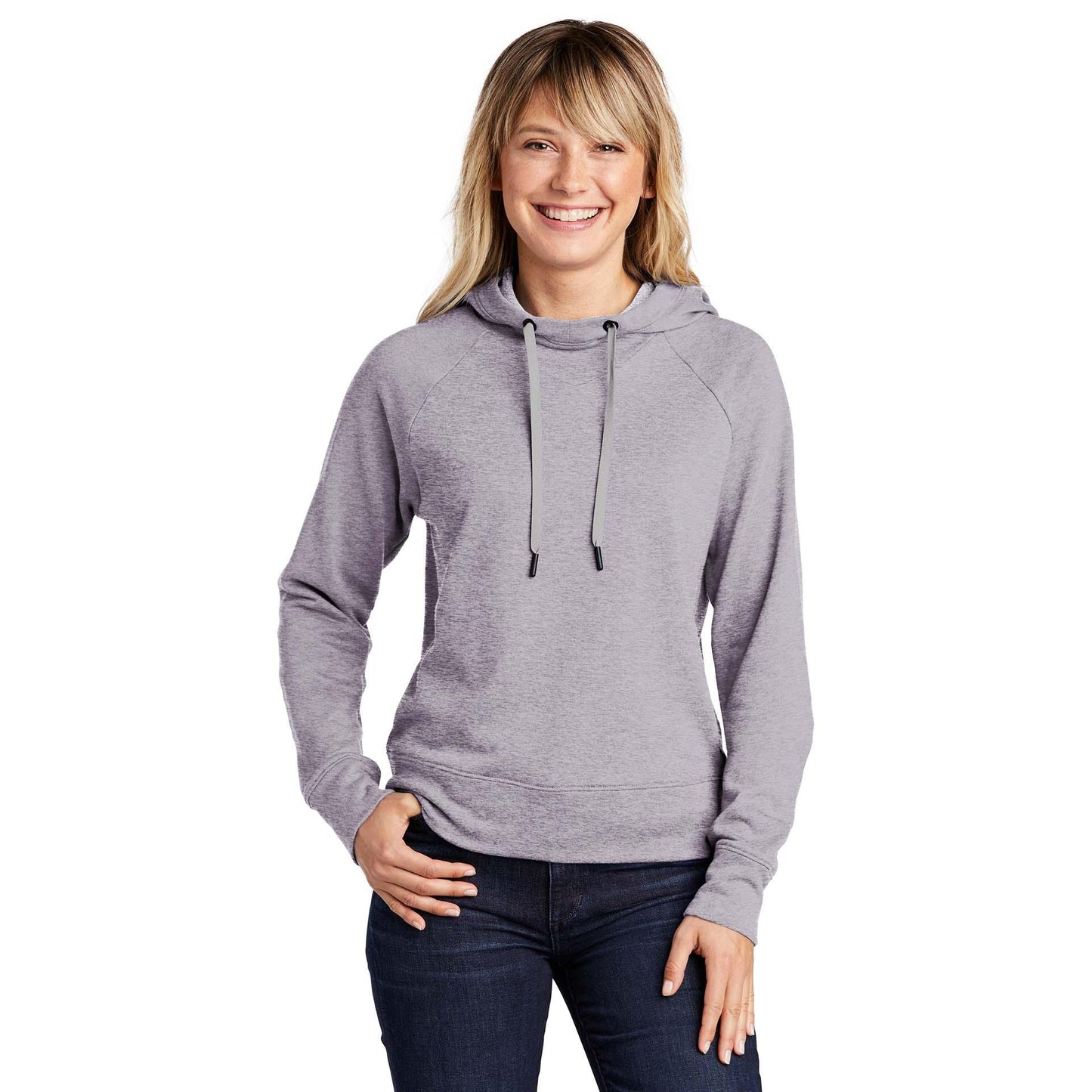 Black Lightweight Sweatshirt - Sport-Tek - Cowl Neck Style