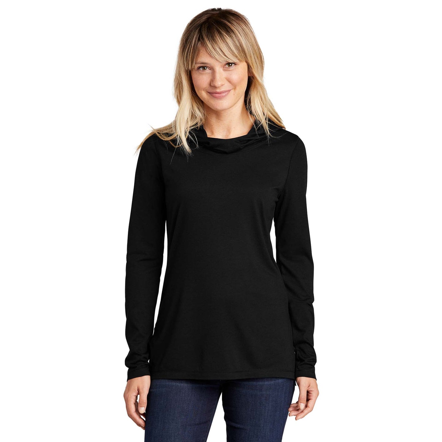 Black Triad Solid Hoodie - Sport-Tek - Soft Wicking Fabric