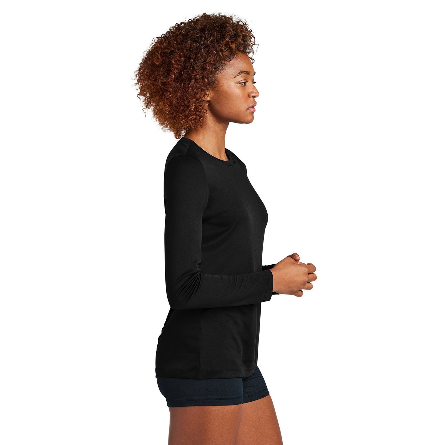 Black Long Sleeve T-Shirt - Sport-Tek - UV Protection