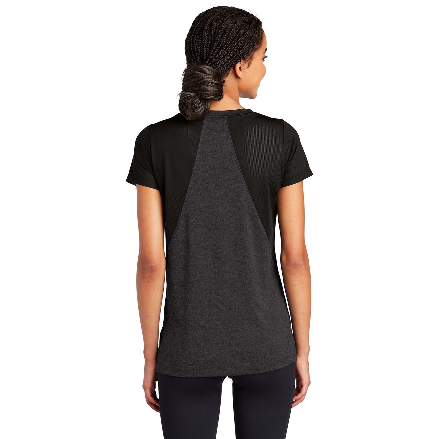 Black Heather T-Shirt - Sport-Tek - Performance Fabric