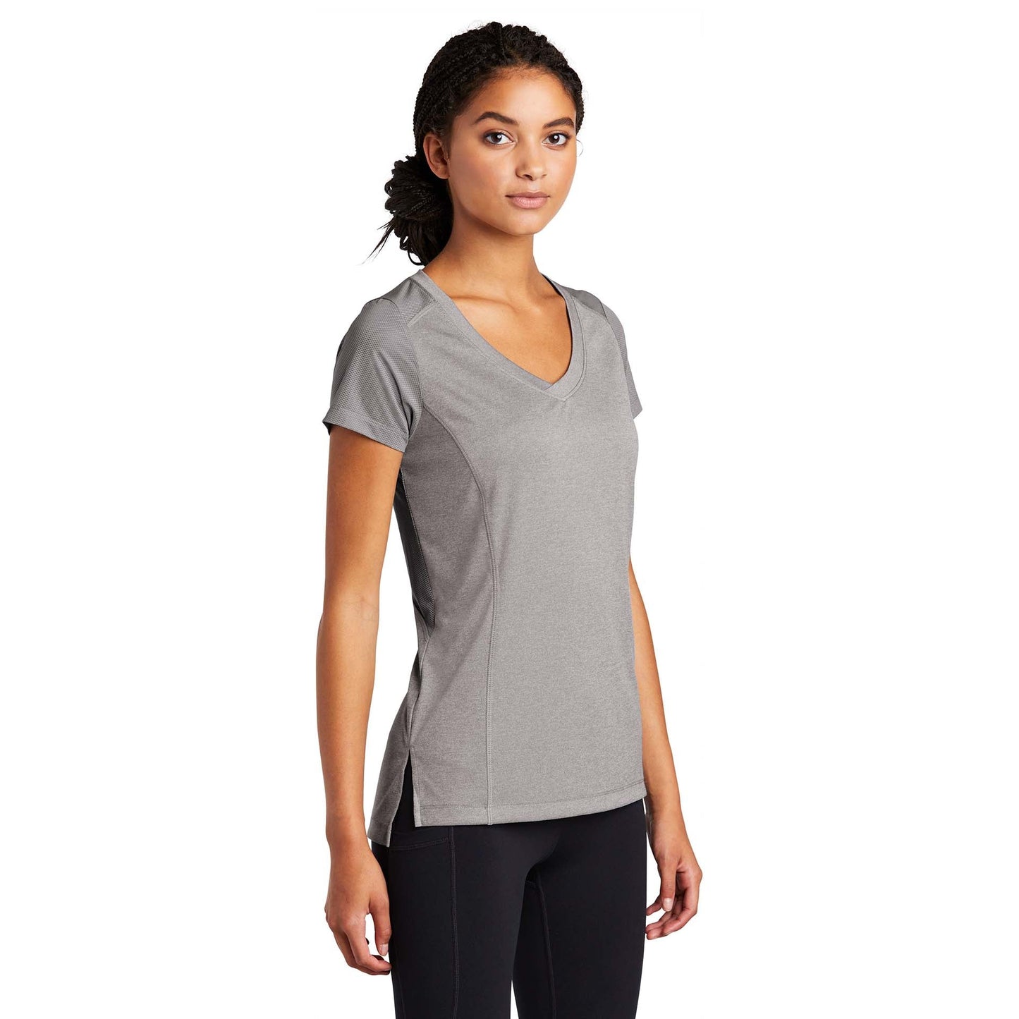 Black Heather T-Shirt - Sport-Tek - Performance Fabric