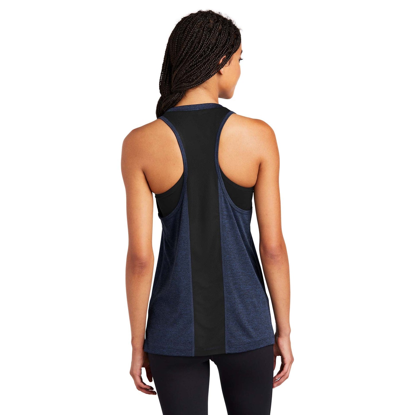 Black Heather Tank Top - Sport-Tek - Performance Fabric