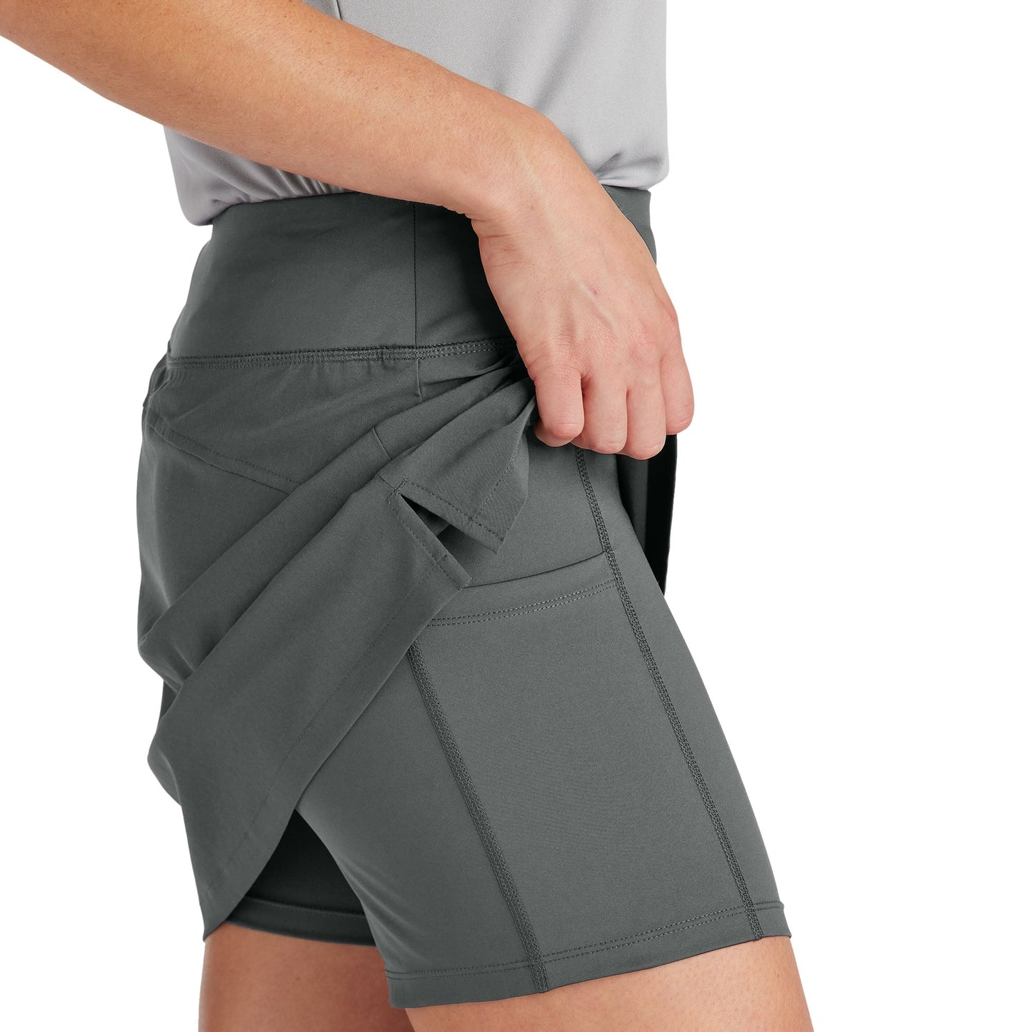 Black Skorts - Sport-Tek - Stylish Moisture-Wicking