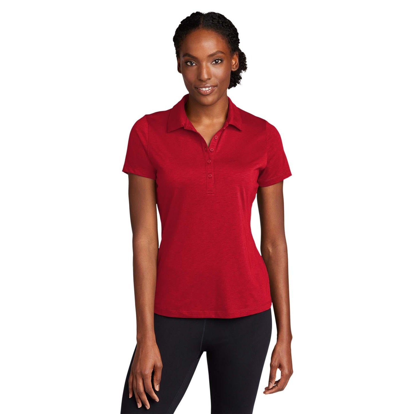 Black Polo Shirts - Sport-Tek - Moisture-Wicking Cotton