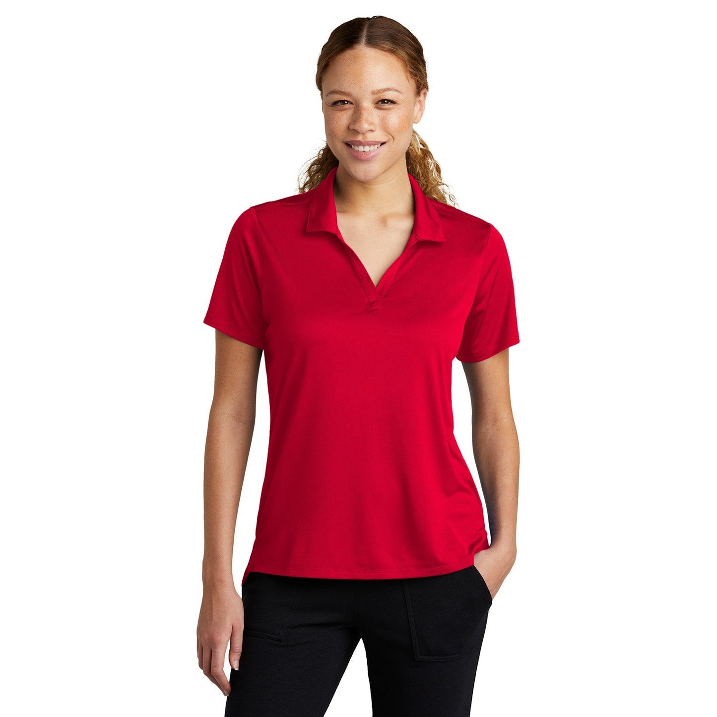 Black Polo Shirt - Sport-Tek - Stylish Fabric - UV Protection
