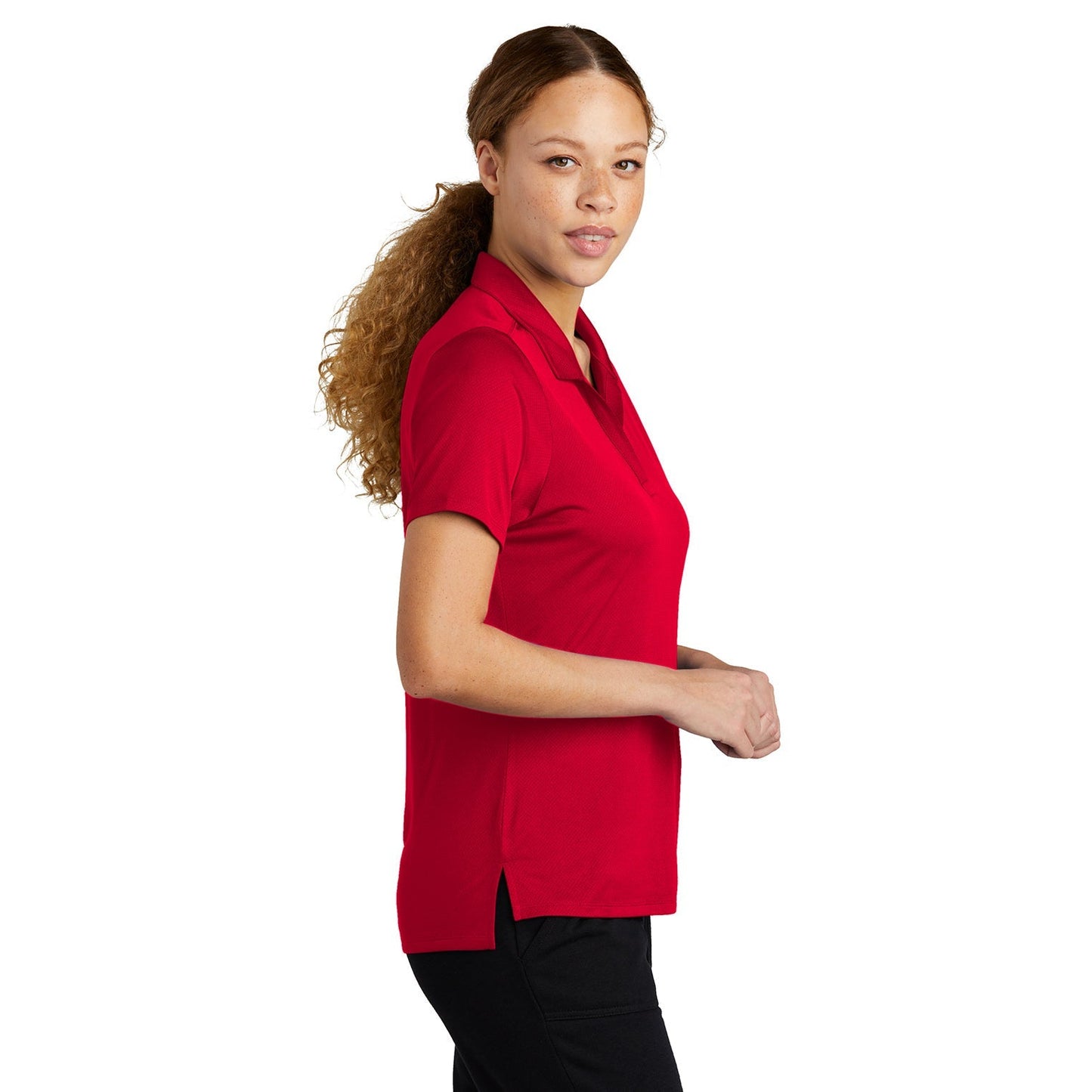 Black Polo Shirt - Sport-Tek - Stylish Fabric - UV Protection
