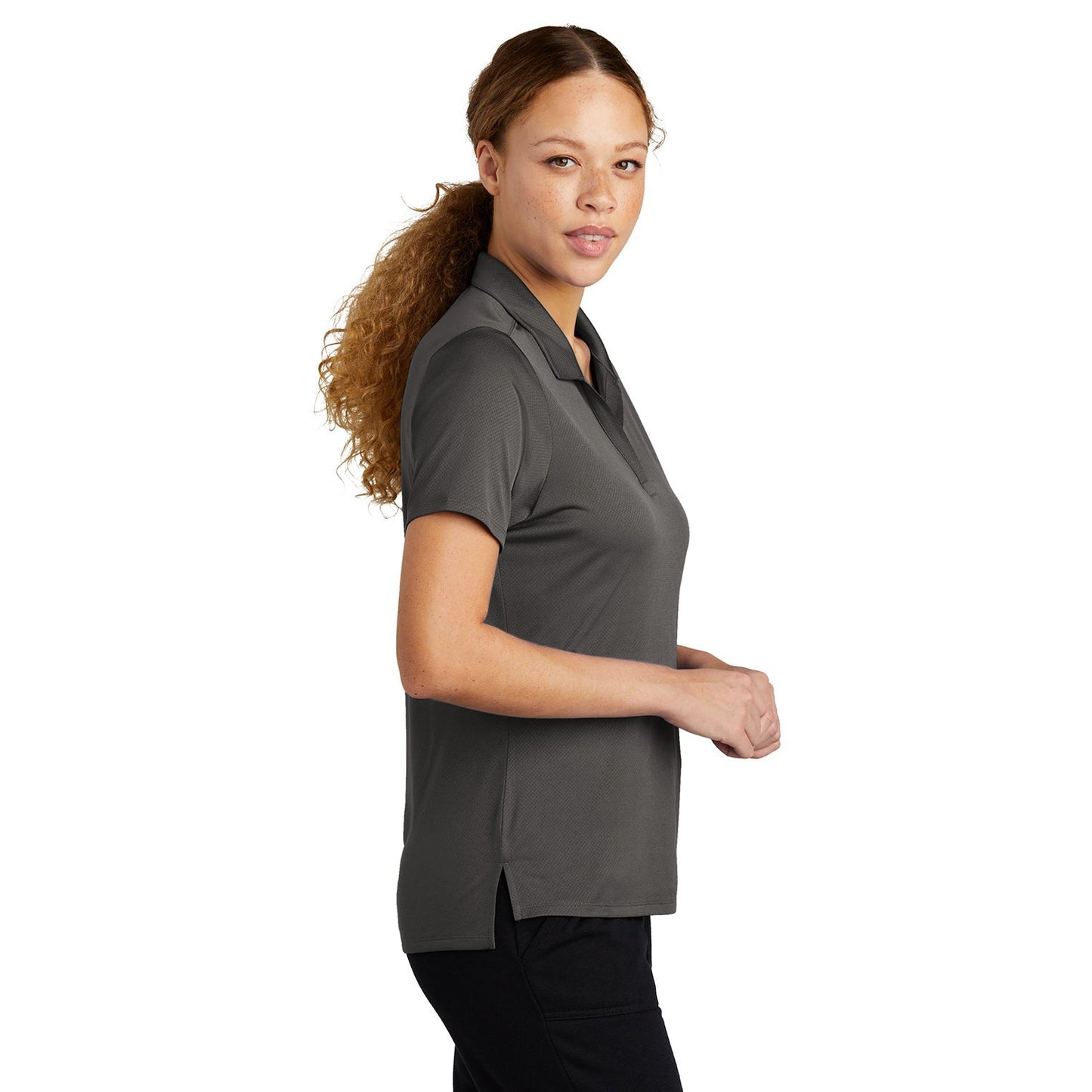 Black Polo Shirt - Sport-Tek - Stylish Fabric - UV Protection