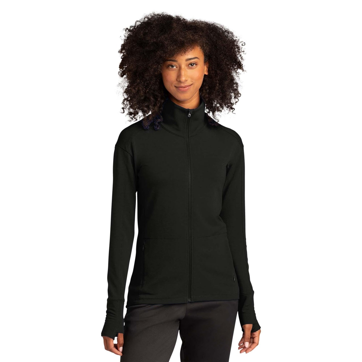 Black Fleece Jacket - Sport-Tek - Soft, Moisture-Wicking