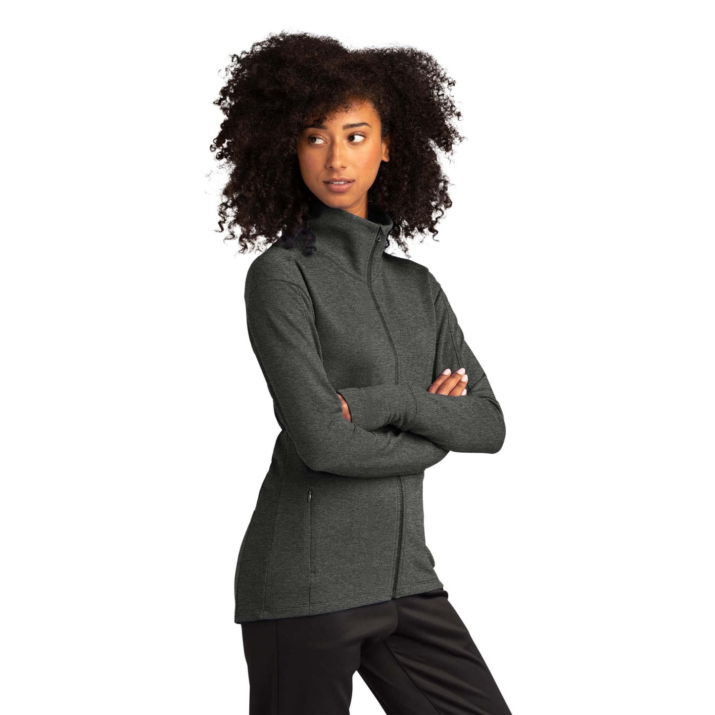 Black Fleece Jacket - Sport-Tek - Soft, Moisture-Wicking