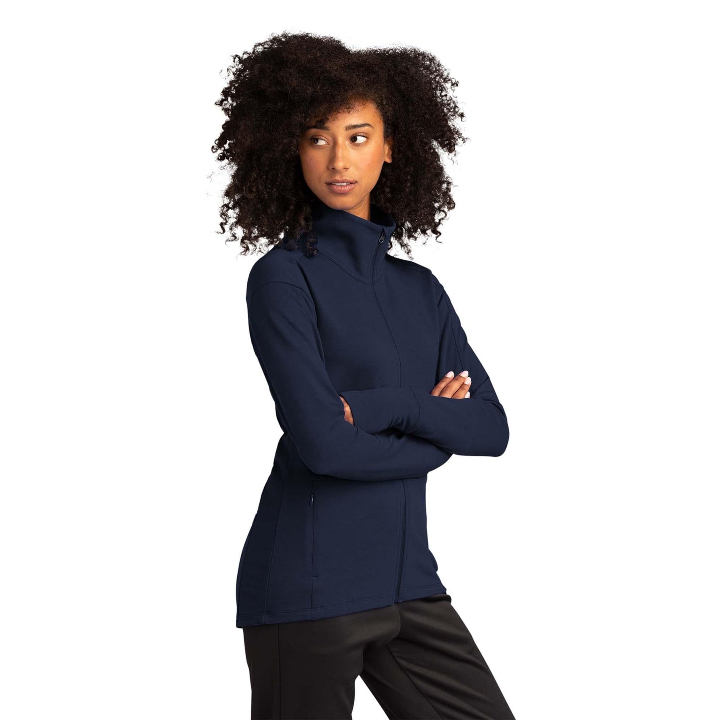 Black Fleece Jacket - Sport-Tek - Soft, Moisture-Wicking