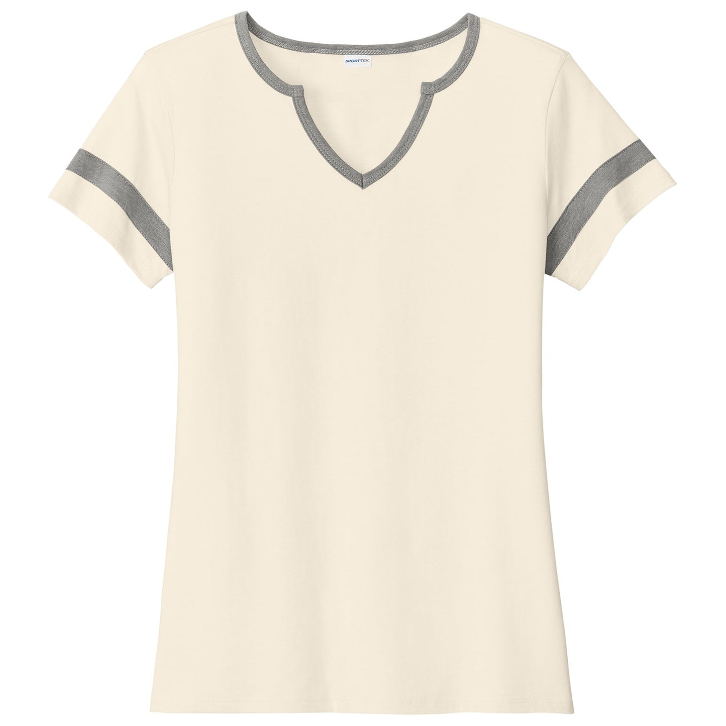 Black/Deep Red T-Shirts - Sport-Tek - Stylish Notch Tee