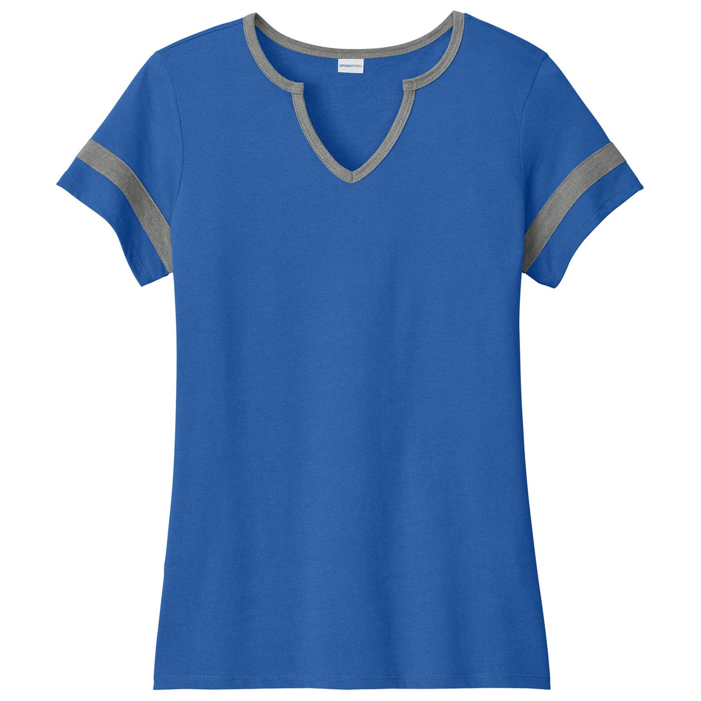 Black/Deep Red T-Shirts - Sport-Tek - Stylish Notch Tee