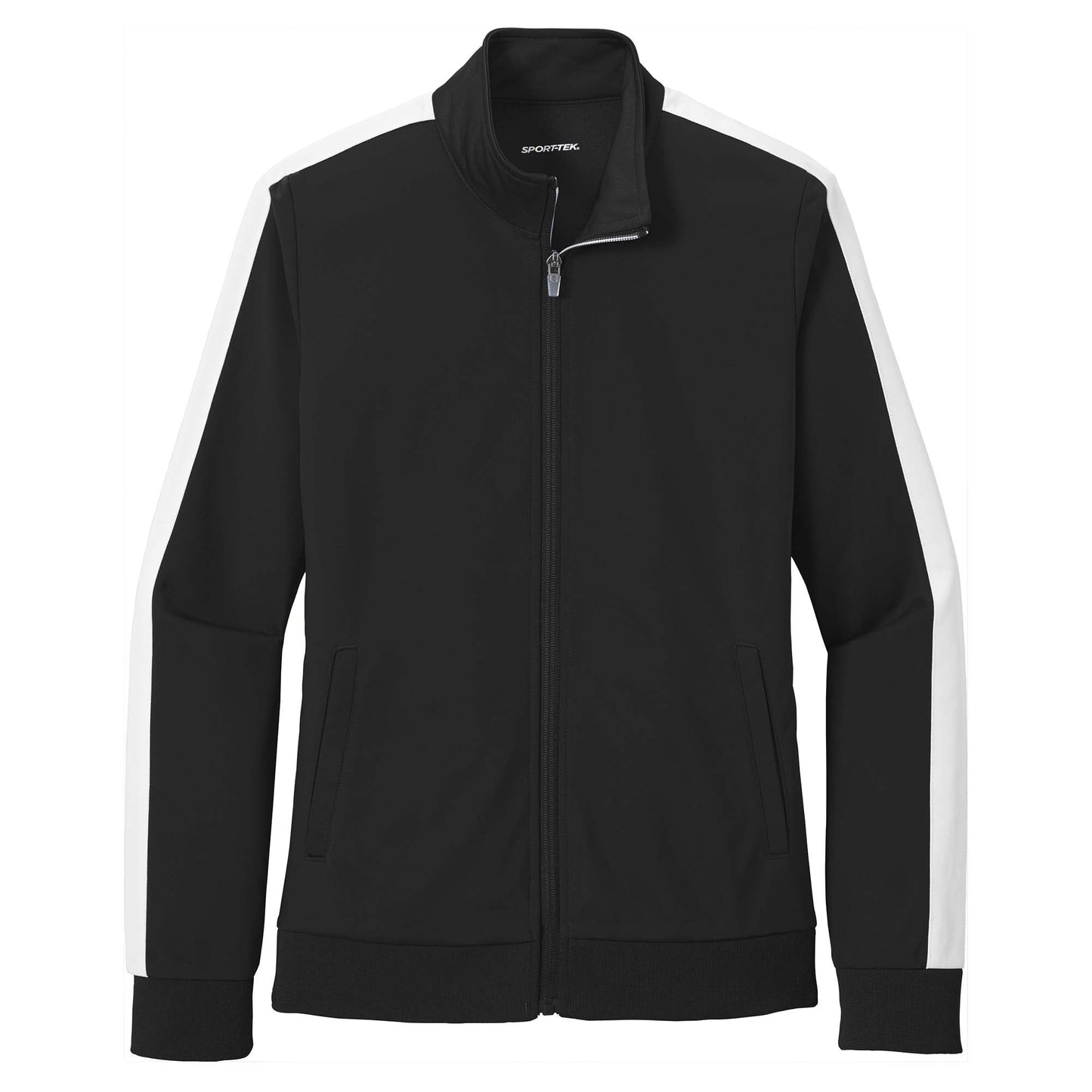 Black/Black Jacket - Sport-Tek - Stylish Tricot Design - Soft