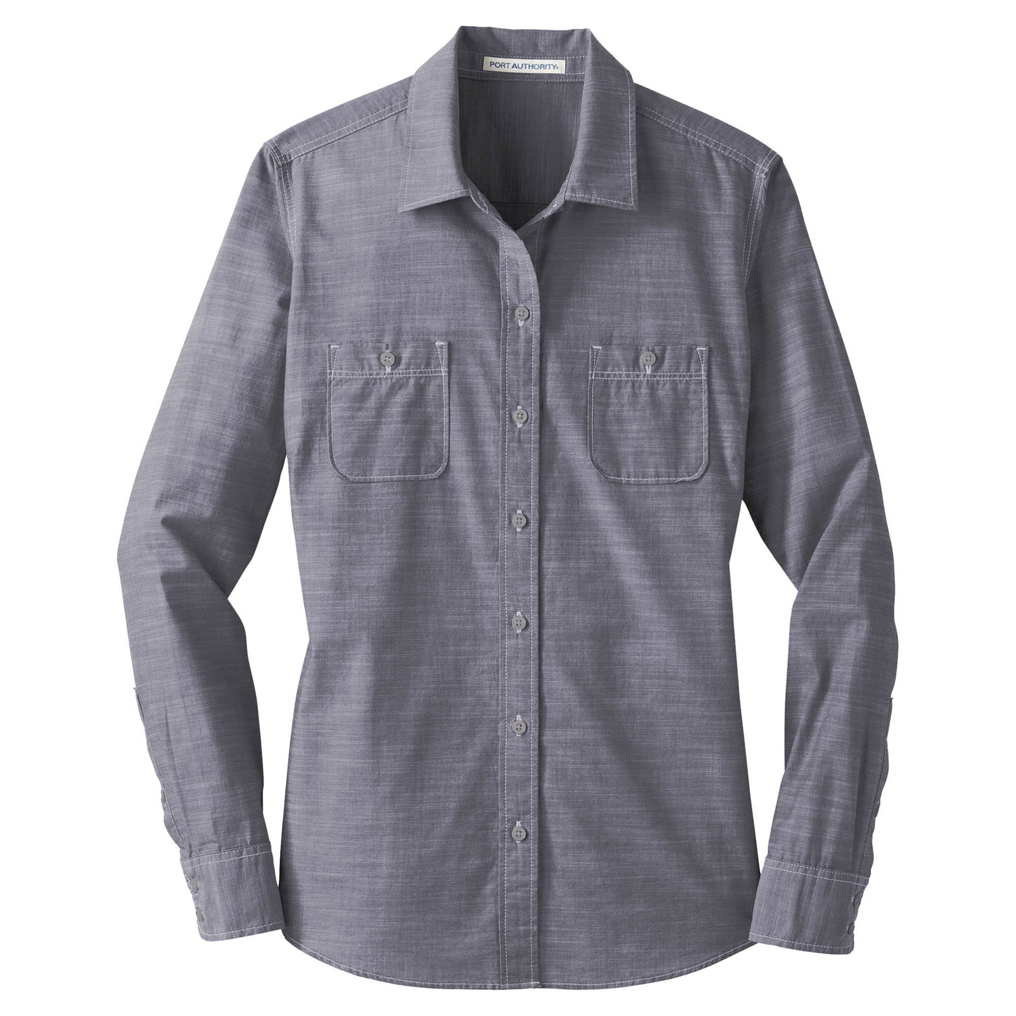 Grey Casual Shirt - Port Authority - Flattering Fit