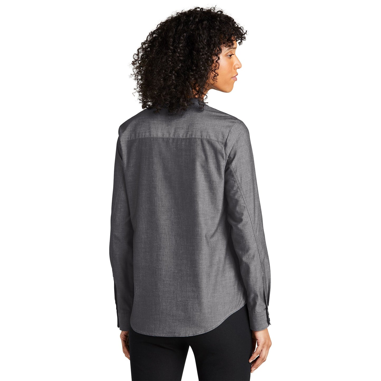 Deep Black Button Up Shirt - Port Authority - Classic Fit