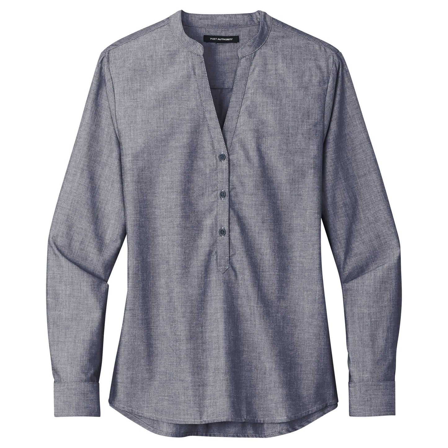Deep Black Button Up Shirt - Port Authority - Classic Fit