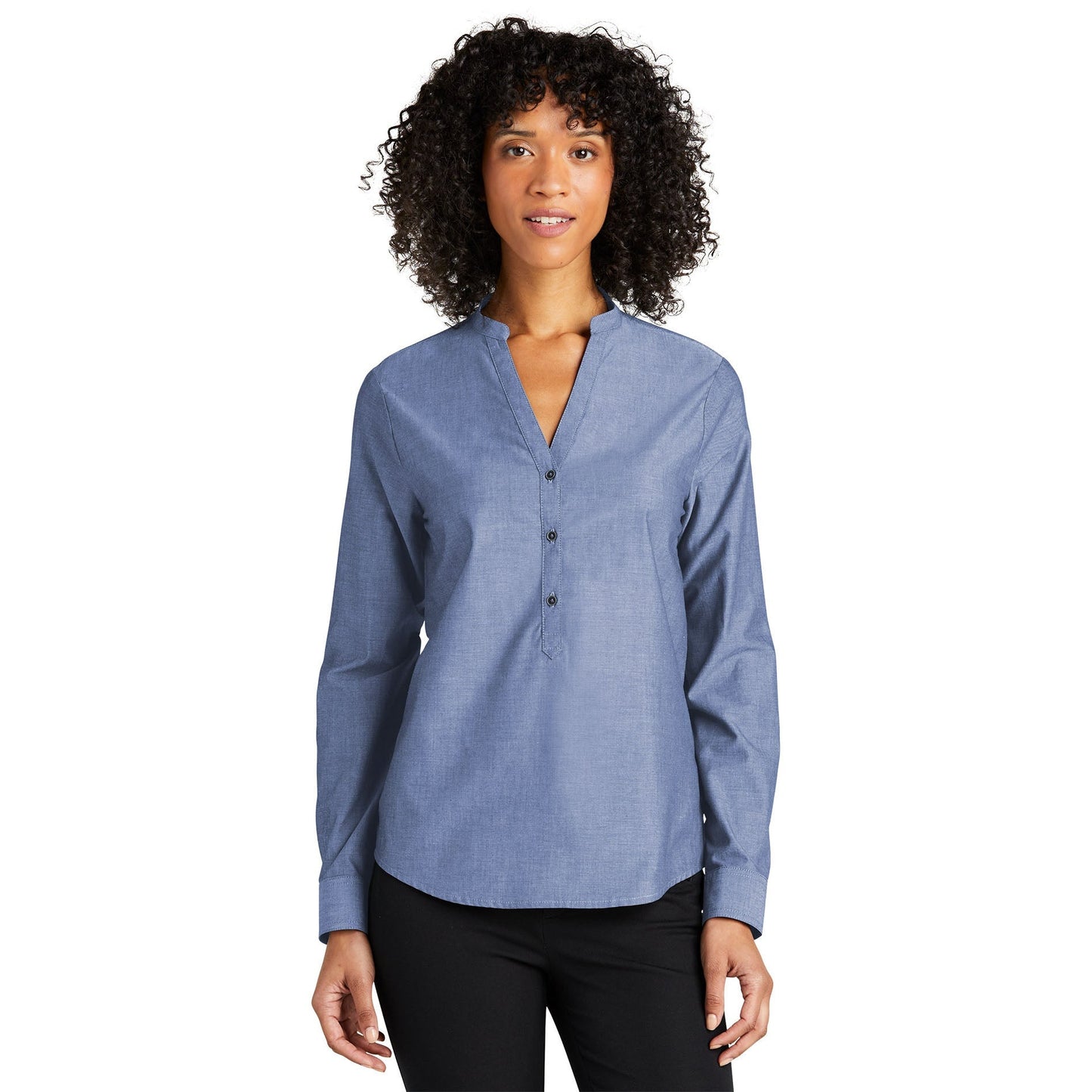 Deep Black Button Up Shirt - Port Authority - Classic Fit