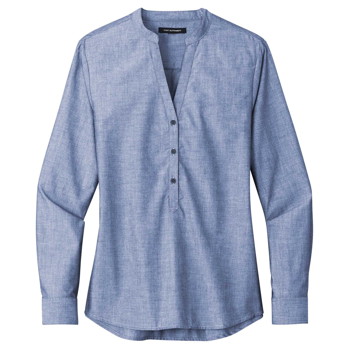 Deep Black Button Up Shirt - Port Authority - Classic Fit