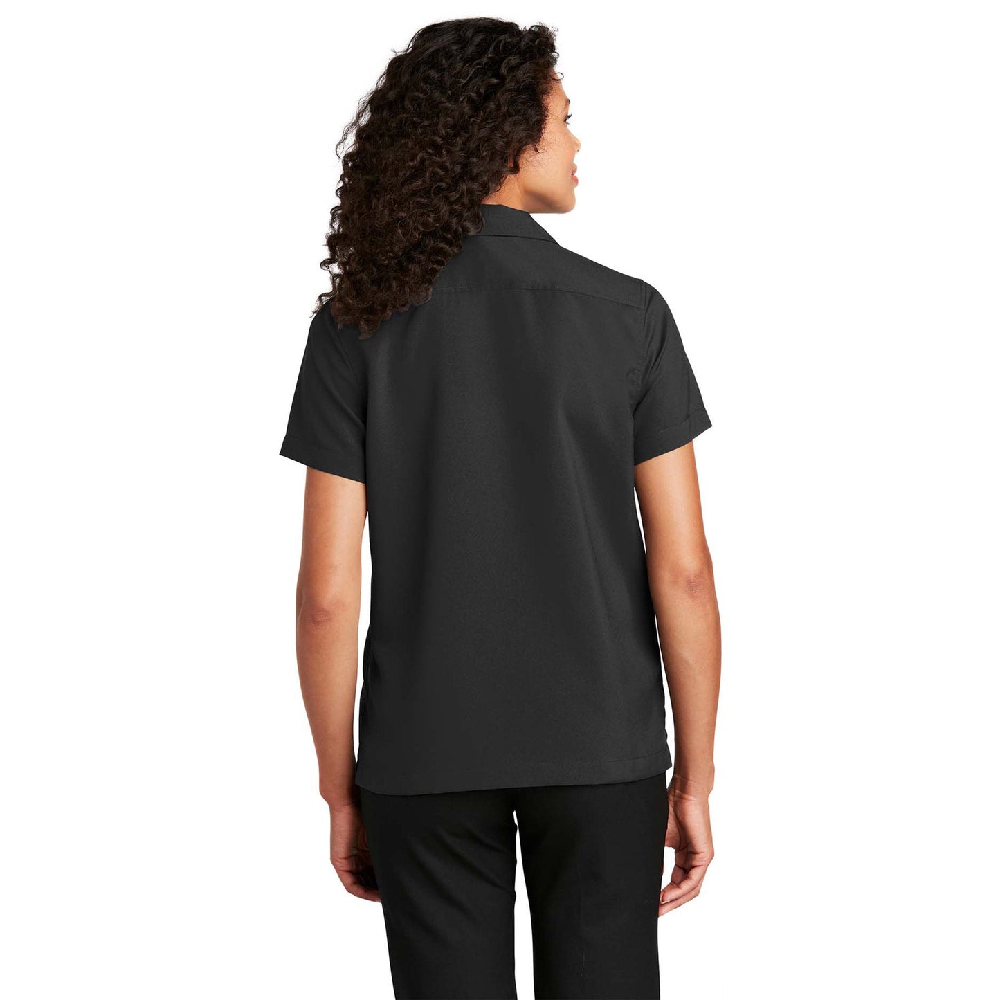 Black Button Up Shirts - Port Authority - Moisture Wicking