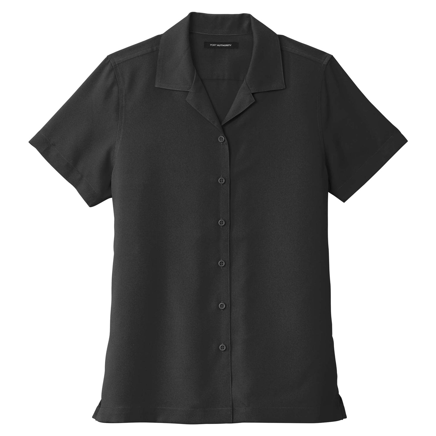 Black Button Up Shirts - Port Authority - Moisture Wicking