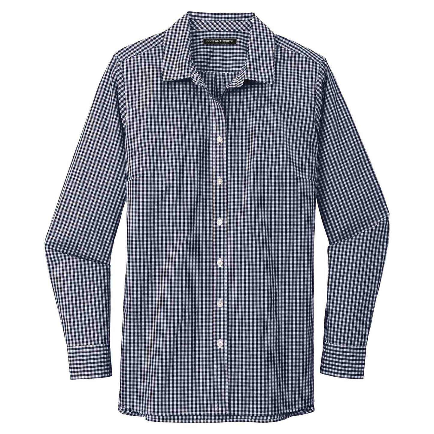 Black/White Button Up Shirt - Port Authority - Easy Care