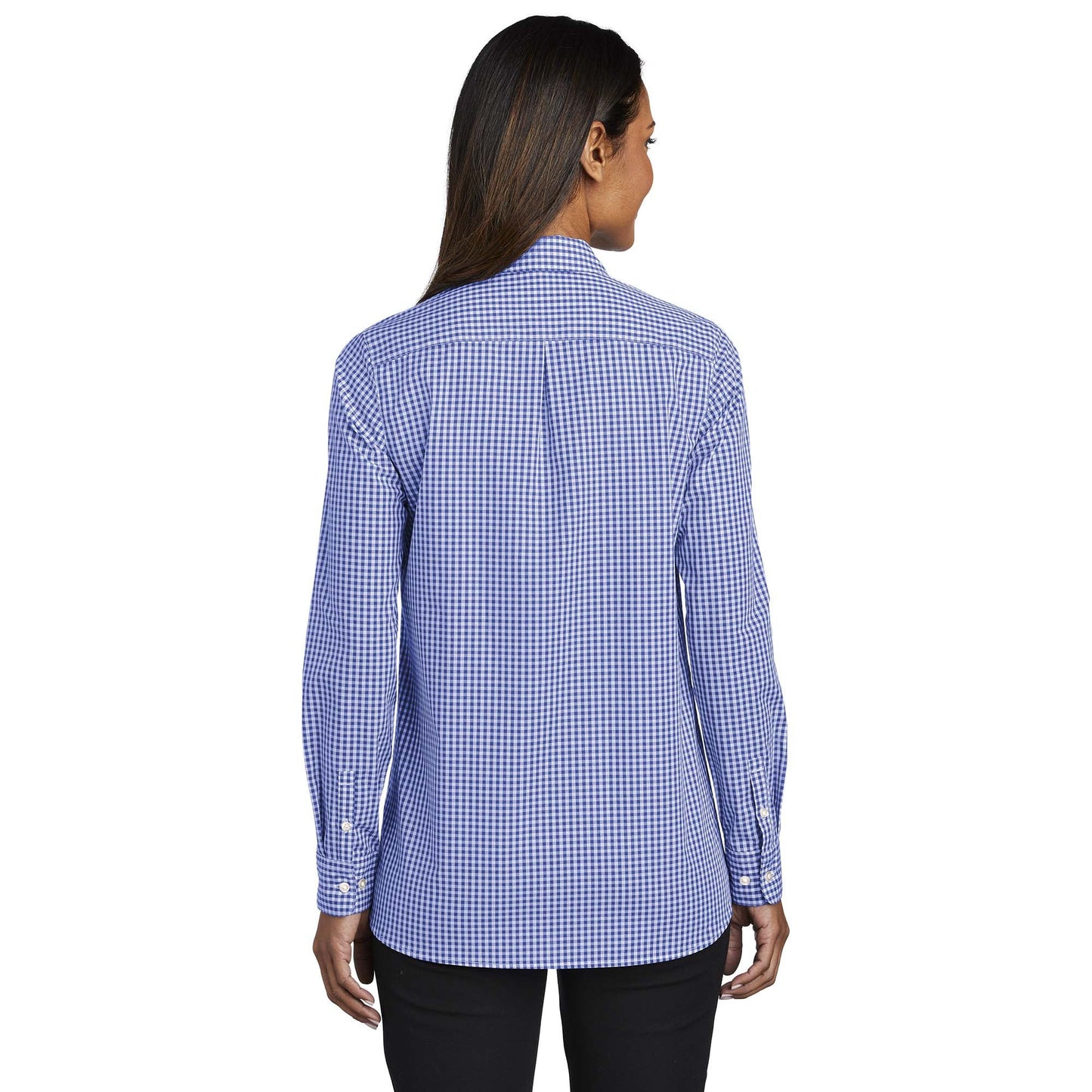 Black/White Button Up Shirt - Port Authority - Easy Care